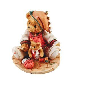 Vintage Cherished Teddies Meri "Handsewn Holidays" Bear Figurine